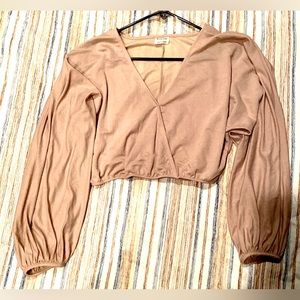 Long sleeve cuffed blouse